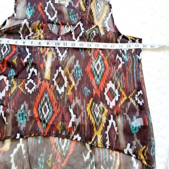 Show Me Your Mumu aztec tank top boho lightweight - Picture 2 of 7